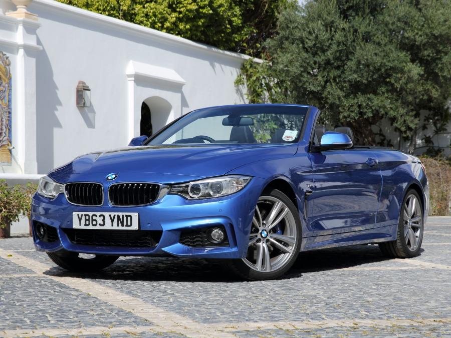  BMW 435i Convertible M Sport Package 2014 года  (UK) (фото 1 из 12)